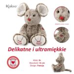 Kaloo Myszka piaskowy beż 31 cm kolekcja Rouge - obrazek 4