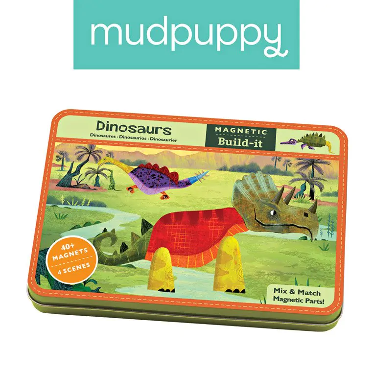 Mudpuppy Magnetyczne konstrukcje Dinozaury 6+ - obrazek 5