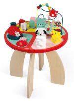Stolik edukacyjny duży drewniany Baby Forest, JANOD