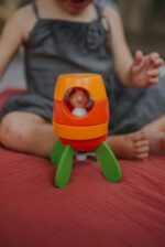 Rakieta drewniana magnetyczna marchewka z Królikiem, Janod - obrazek 7